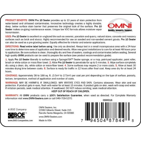1 Quart Pro10 Sealer