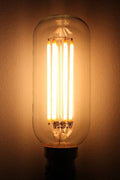 Led filament bulb tubular 6w 2100k long filament tubular led bulb