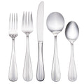 Acopa Benson 18/0 Stainless Steel Heavy Weight Flatware Set with Service for 12
