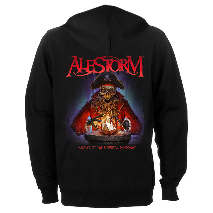 Alestorm "Curse Of The Crystal Coconut" Zip Hoodie