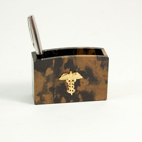 "Apollo" Pen Cup- Tiger Eye