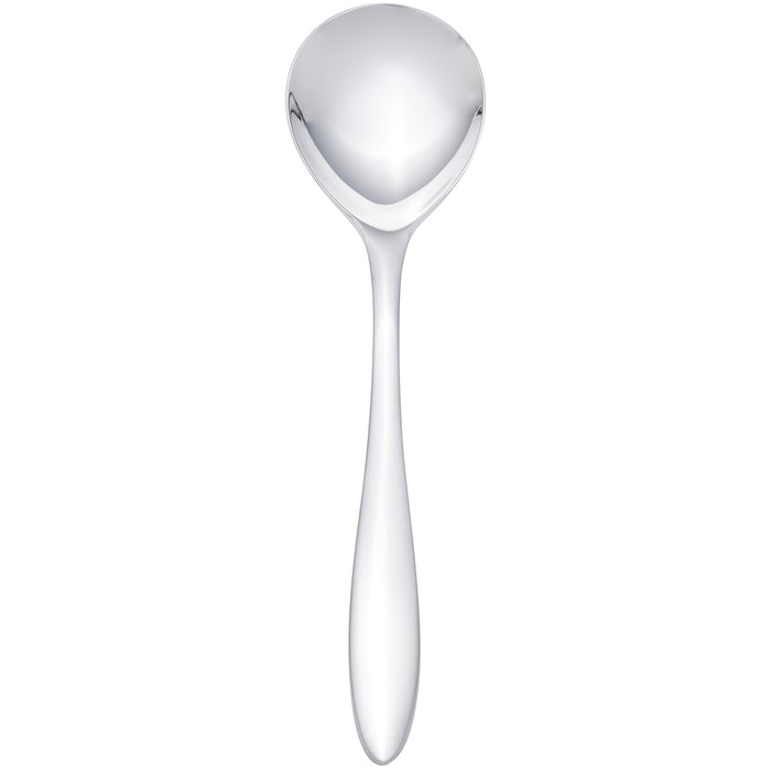 Arcoroc T3809 Nuovo 6 7/8" 18/10 Stainless Steel Extra Heavy Weight Soup Spoon by Arc Cardinal - 12/Pack