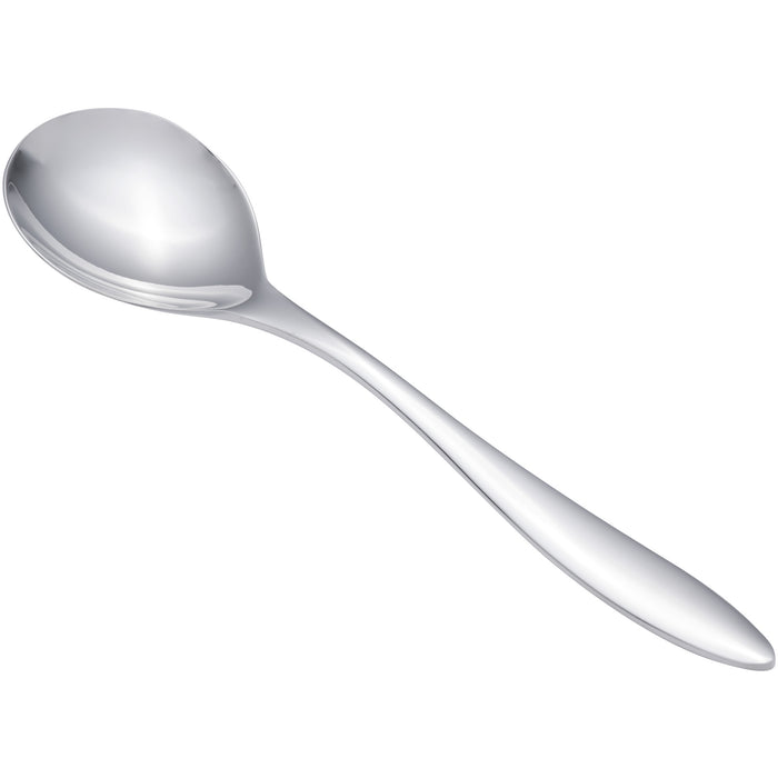 Arcoroc T3809 Nuovo 6 7/8" 18/10 Stainless Steel Extra Heavy Weight Soup Spoon by Arc Cardinal - 12/Pack