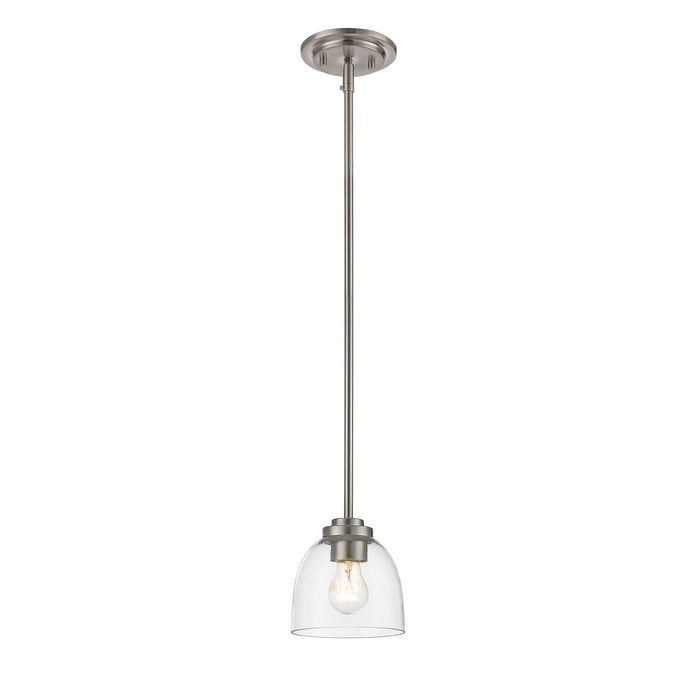 Ashton Brushed Nickel Mini-Pendant - Mini-Pendants