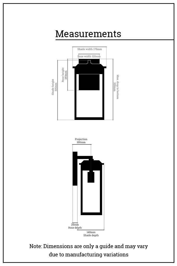 Dimension illustration for W1031