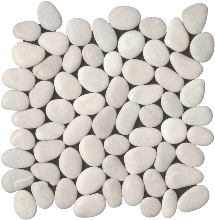 Beige Rectified Matte Pebble Interlock
