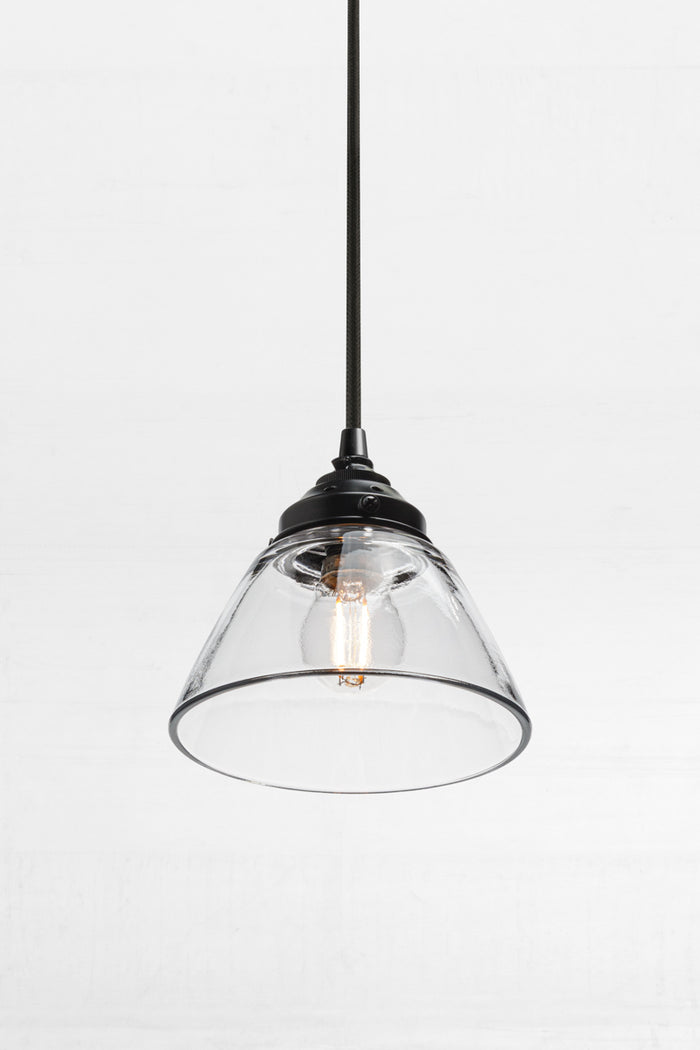 thick rim on Belmont Glass Pendant Light