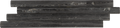 Black Marble Honed Rope Cladding