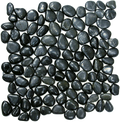 Black Polished Pebble Interlocking