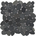 Black Rectified Matte Pebble Intlock