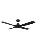 Black fan with 4 blades and no lights