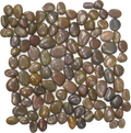 Brown Polished Pebble Interlocking