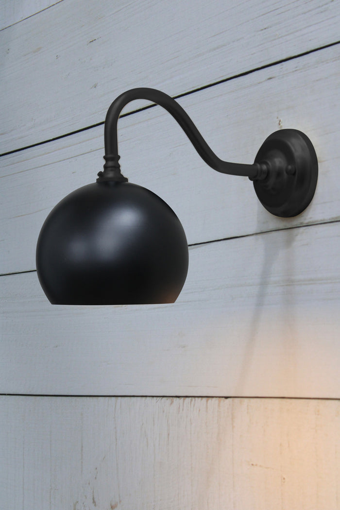 Black Gooseneck (Steel) / Black