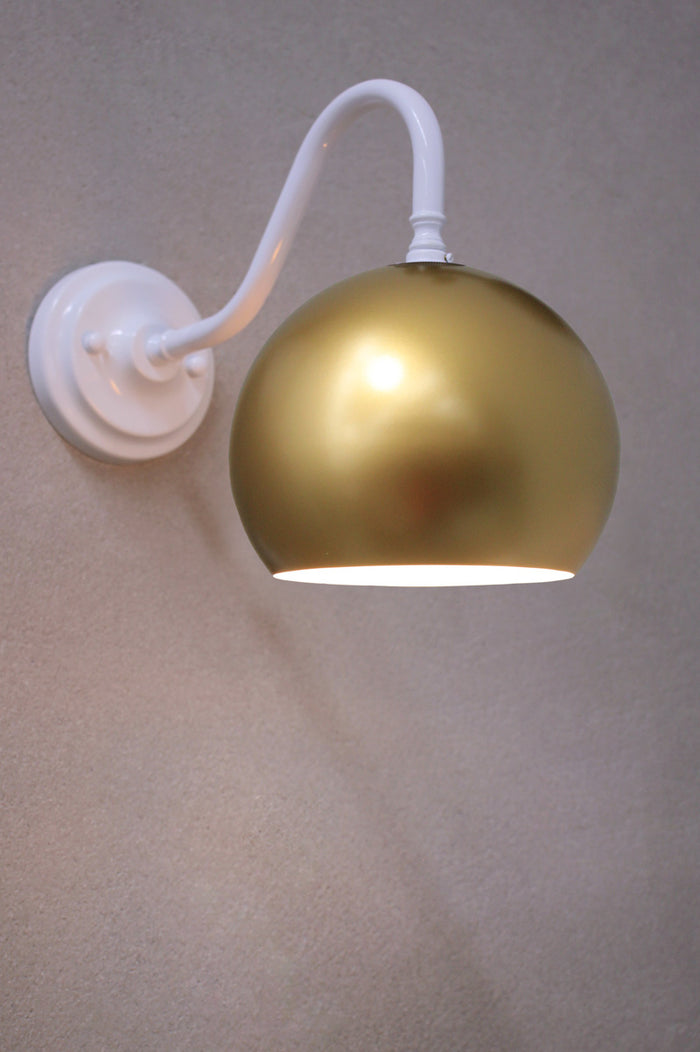 White Gooseneck (Steel) / Gold
