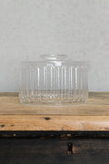 clear glass shade with a distinctive pattern to create a unique look