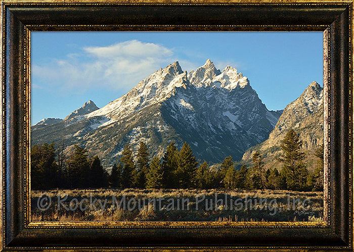 Cascade Canyon – Framed Giclee Canvas by Mitchell Mansanarez
