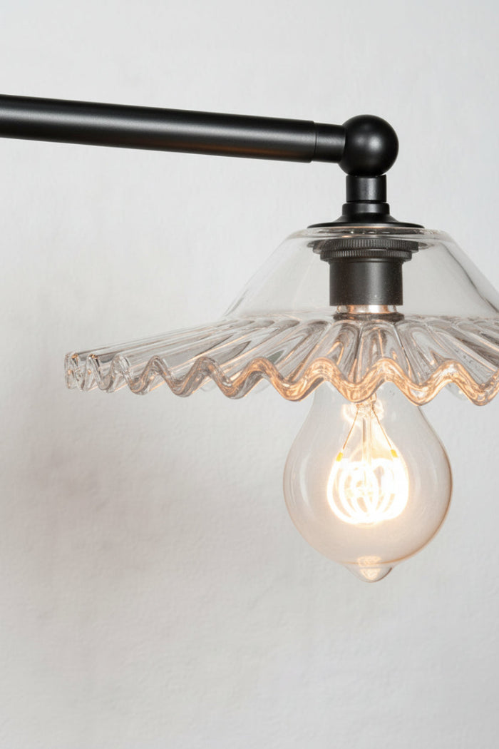 Charmont Glass Chandelier with glass shades