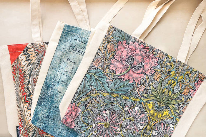 Chronicle Books - Paperblanks Morris Pink Honeysuckle Canvas Bag