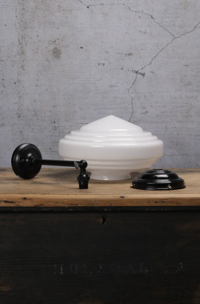 Coloma Schoolhouse Wall Light trunk shot black
