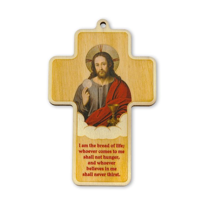 Communion with Christ Laser Cut Wood Cross