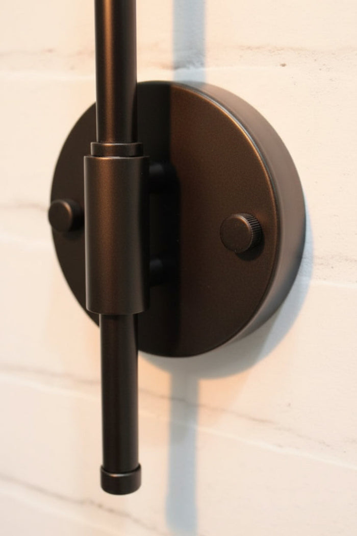 Black wall light