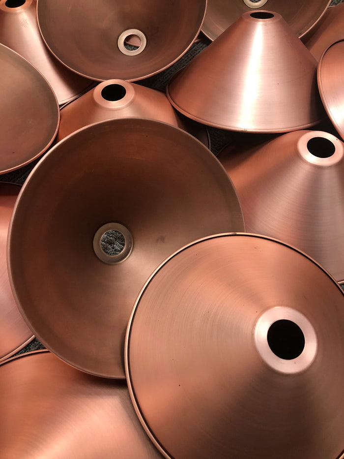 Gooseneck Arm / Bright Solid Copper