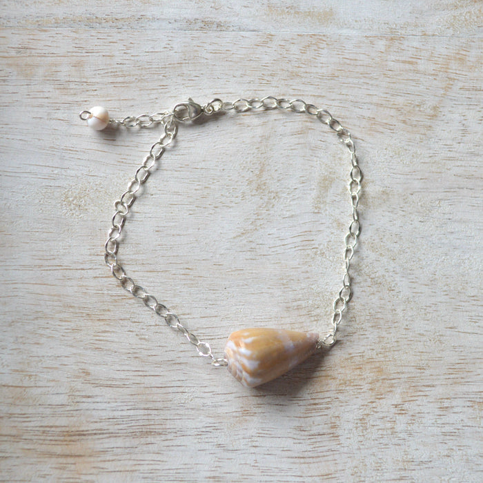 Cone Shell Chain Bracelet