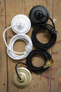 Pendant cord in three finishes
