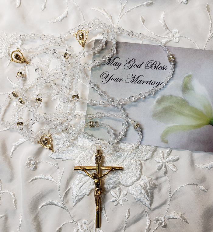 Crystal Wedding Rosary Lasso - Lazo de Bodas de Cristal