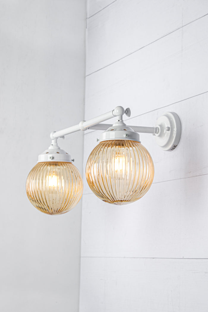 White (Adjustable Steel) / Amber