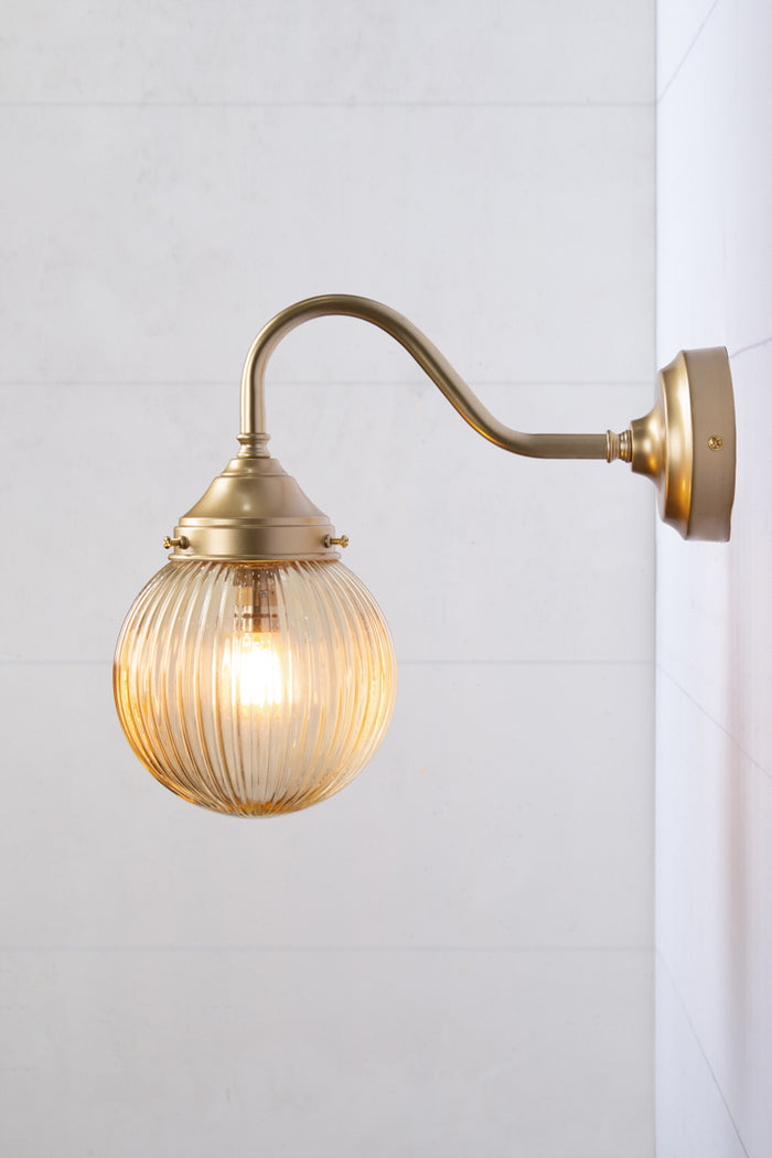 Gold/Brass / Amber Small