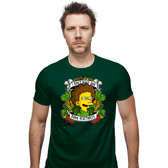 Daily_Deal_Shirts Fitted Shirts, Mens / Small / Irish Green Darn Veggies