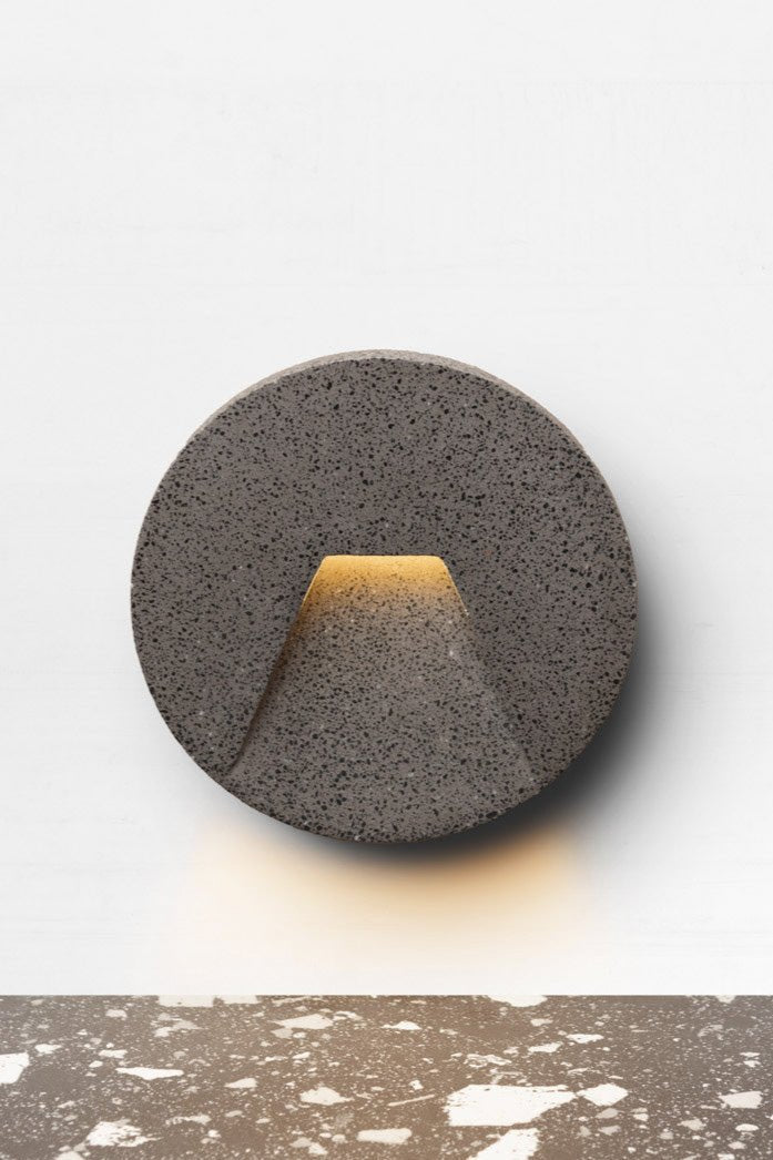 Dover LED Step Light black sandstone