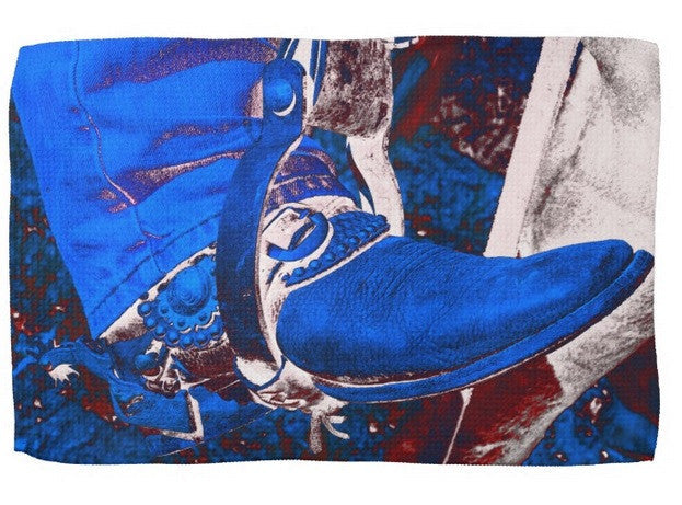 Electric Cowboy Boot Kitchen Towel
