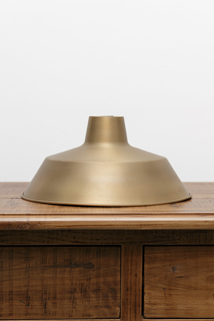 90 Degree Arm / Aged Solid Brass