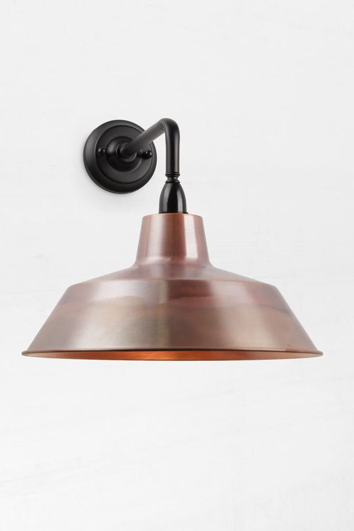 90 Degree Arm / Aged Solid Copper