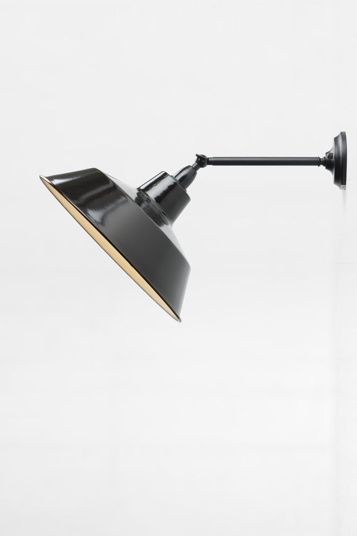 Straight Adjustable Arm - Long / Black