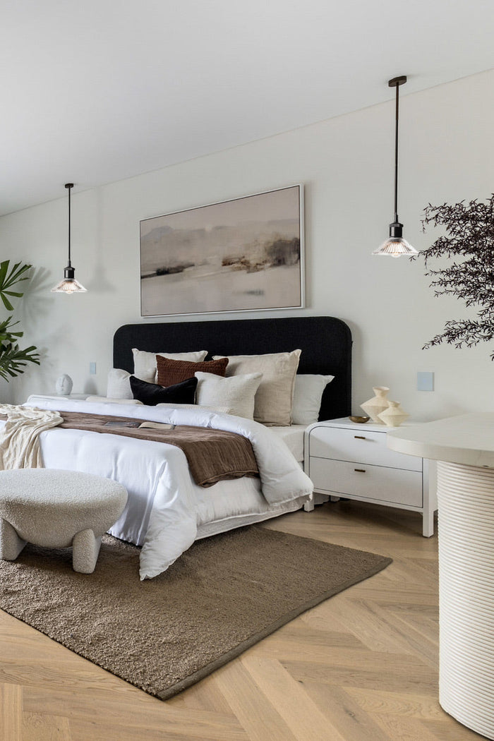 pendants in bedroom