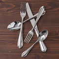 Fortessa 1.5.109.00.021 Forge 6 1/4" 18/10 Stainless Steel Extra Heavy Weight Coffee Spoon - 12/Pack