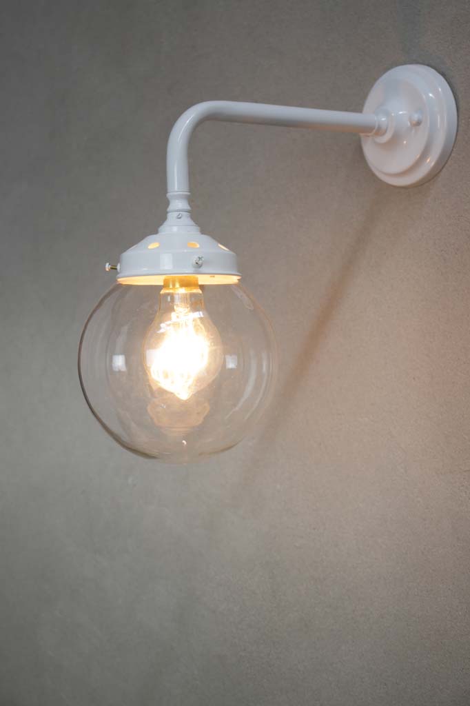 White (Steel) / Small Clear