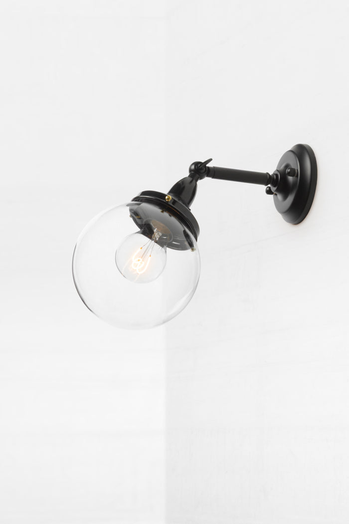 Small / Clear / Straight Adjustable Arm