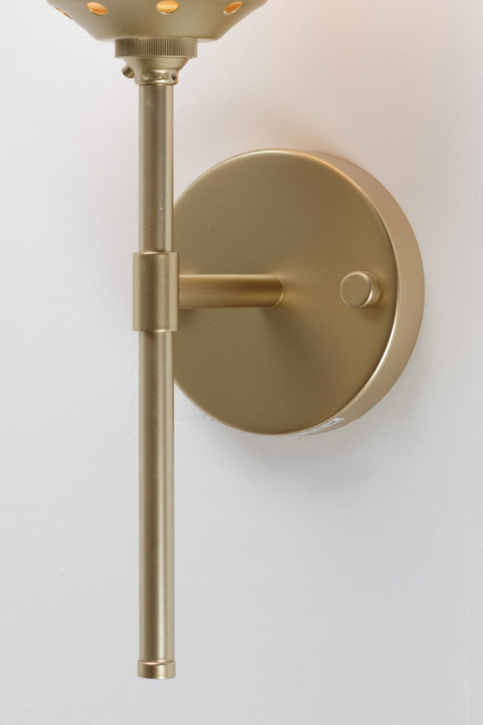 Glass Ball Stem Wall Lamp