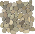 Golden Rect Matte Pebble Interlocking