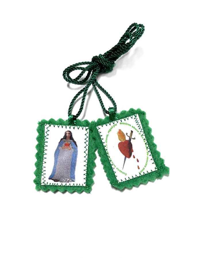 Green Scapular, Escapulario Verde