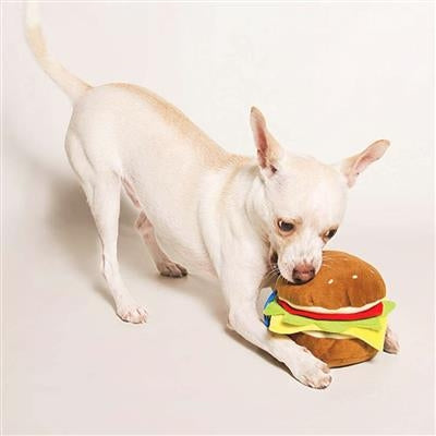 Hamburger Dog Toy Small