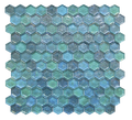 Hexagon Mix Blue Mosaic