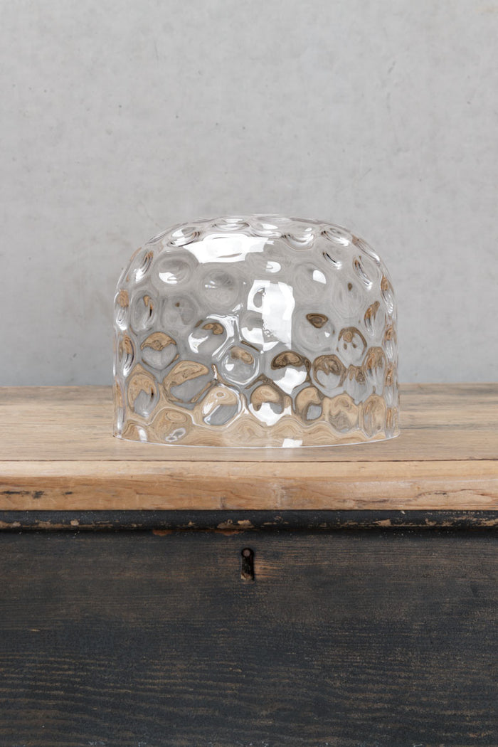 dimpled surface adds character and visual depth