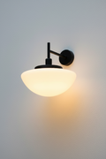 Hudson wall light in black finish