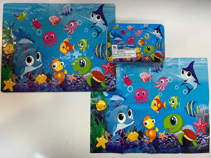 Tin Puzzle Sea