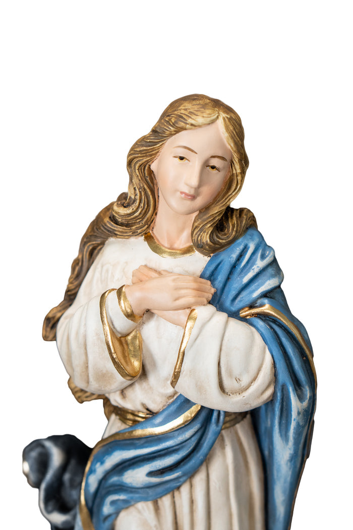 Immaculate Conception of Mary Statue 16" - Catholic Religious Figurine, Virgin Mary Home Décor
